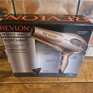Revlon Perfect Heat Quiet Light Styler - Rose Gold